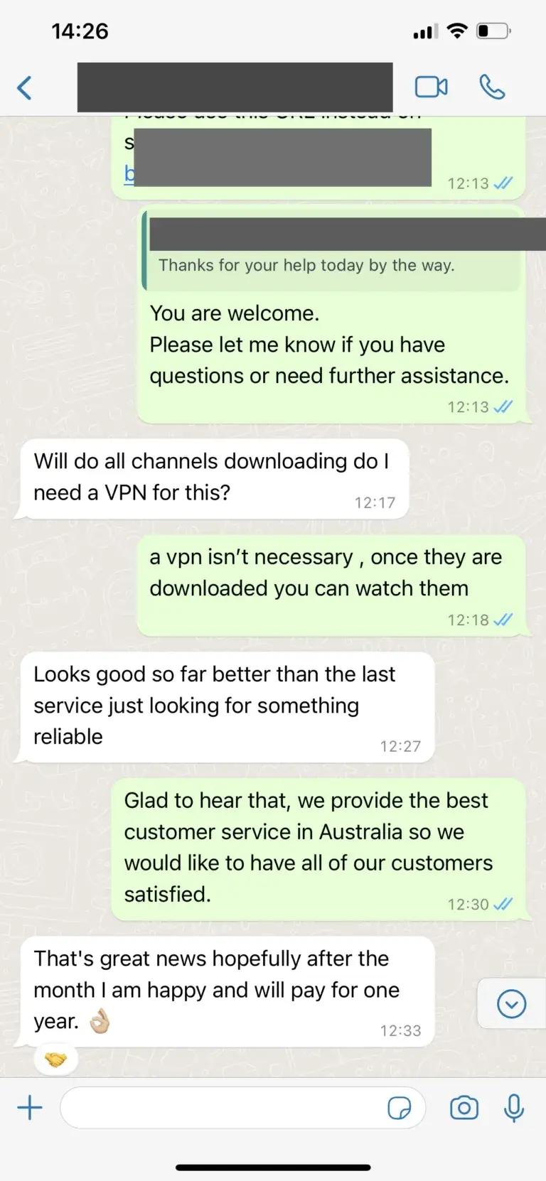 Ireland IPTV happy customer Netherlands